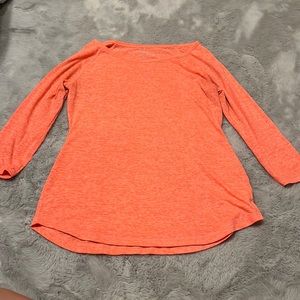 Coral athletic shirt